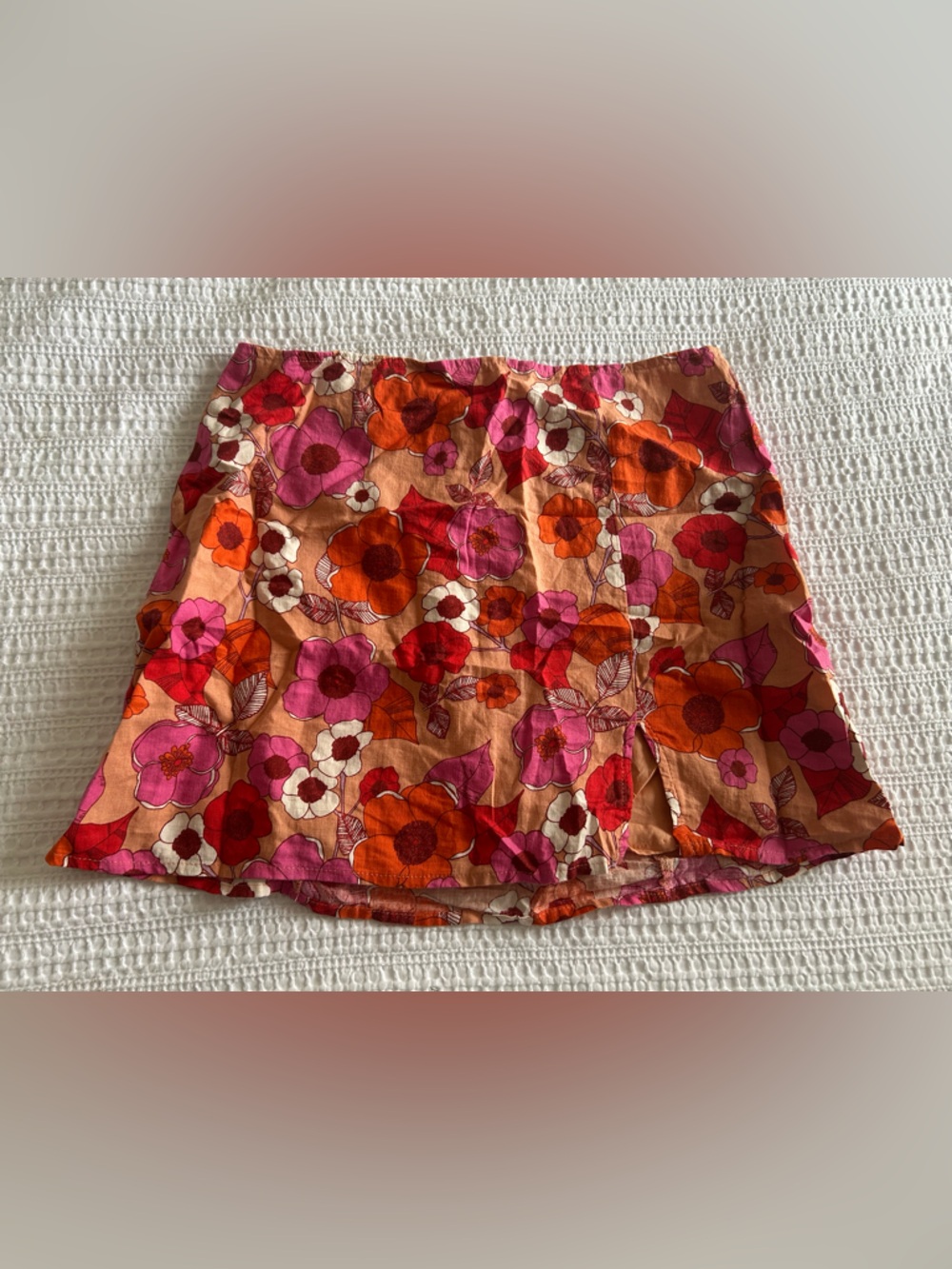 UO Floral Mini Skirt